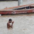 Combien est le taux de bactéries cholériforme (de caca) dans le Gange?