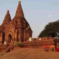 Quelle est la température moyenne diurne à Bagan au mois d'avaril