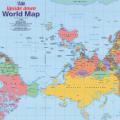 Dans les écoles australiennes, les cartes du monde sont centrées sur l'Australie et le Nord est en bas